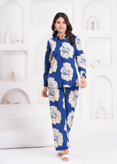 The Soft Touch Royal Blue Cord Set – Skin-Friendly, Cotton-Rich, Effortlessly Chic, Timeless Structure Meets Luxurious Softness